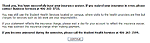 MSU-Northern MyInfo Health Insurance waiver information screen