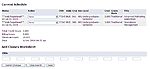 MSU-Northern MyInfo Add/Drop Current  Schedule screen