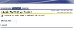 MSU-Northern MyInfo Advisor Number  screen