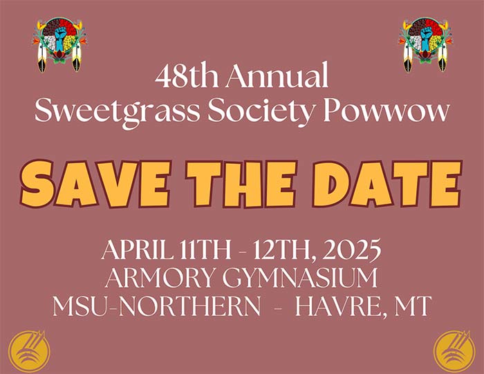 Save the Date - 48th Annual SGS Powwow - Apr 11-12 2025