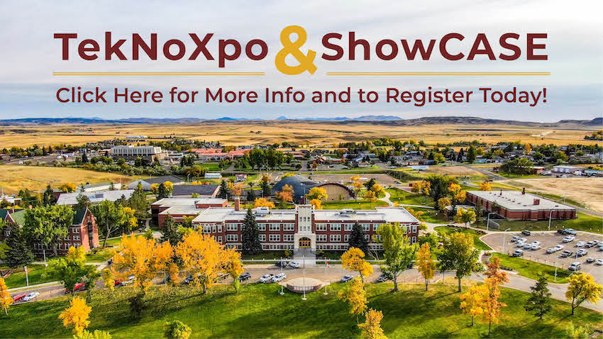 TekNoXpo & ShowCASE | Click here for more info and to register today! [aerial view of campus]