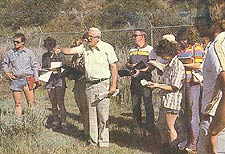 Lou Hagener and students (circa 1980)