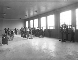 Industrial Arts Building interior