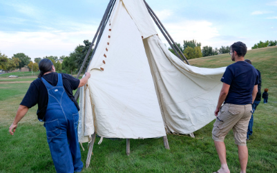 Tipi Raising