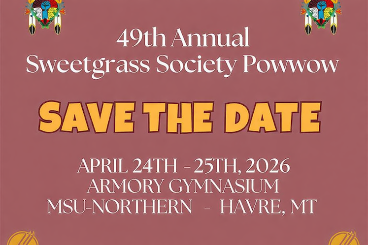 Sweetgrass Society Powwow April 24-25 2026