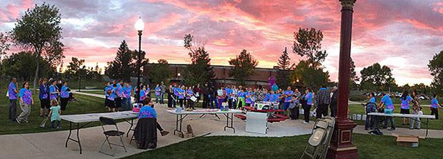 Participants at the 2nd Annual Suicide Awareness Walk